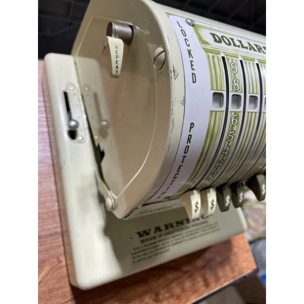Vintage Paymaster Series X-550 Check‎ Protector Machine